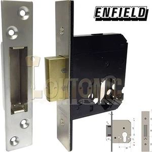 Enfield D731 Dual Profile Euro Oval Cylinder Mortice Deadlock Lock Case - Picture 1 of 8