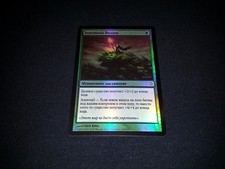MTG 1x Worldwake green common NM Russian FOIL Groundswell ships w/ tracking