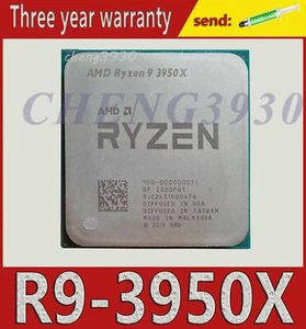 AMD Ryzen 9 3950X 3.5-4.7GHz 16CORE 32Thr 105W Socket AM4 CPU processor - Picture 1 of 1