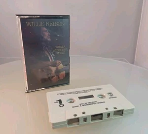 Willie Nelson "What a Wonderful World" Cassette Tape - 1988 - Picture 1 of 4