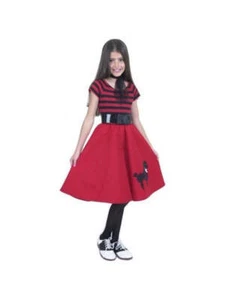 Child's Red Poodle Dress Costume - Picture 1 of 1