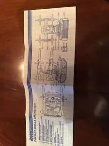 Hoja de instrucciones vintage G. I. Joe PAC/RAT lanzamisiles - Imagen 1 de 4