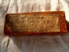 Williams champagne tap silver plated  corkscrew original box circa 1880