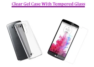 Für LG Handys G5 G6 Q6 K4 K8 2018 klare Gel-Rückseite Hülle mit kostenloser Displayschutzfolie - Bild 1 von 9