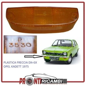 Plastica Indicatore di Direzione frontale dx+sx P3530 Opel Kadett C 1975 - 1979 - Imagen 1 de 2