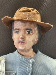 Vintage Native American Mexican Bisque Doll Figure By Gertrude Turney - Picture 1 of 10