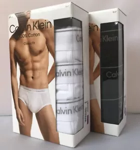 Calvin Klein Men's Underwear BRIEF 100% Cotton Classic Fit 3 PACK 2XL MSRP $46 - Picture 1 of 14