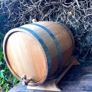 New Solid Oak Barrels, For AGING Spirits,wine,Whiskey, 50L,Medium Charred Inside - Picture 1 of 8