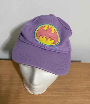 БЕЙСБОЛЬНАЯ КЕПКА BATMAN LAVENDER DC COMICS РЕГУЛИРУЕМЫЙ РАЗМЕР МОЛОДЕЖНАЯ ШЛЯПА - Изображение 1 из 4