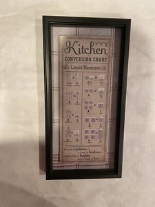 Kitchen Conversion Chart Liquid Measures - Picture 1 of 7