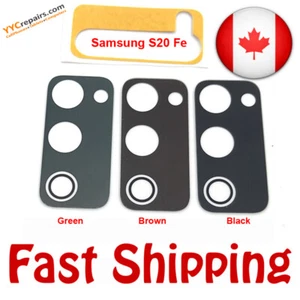 Housse d'objectif en verre pour caméra arrière arrière Samsung Galaxy S20 FE remplacement G781 G780 - Photo 1 sur 1