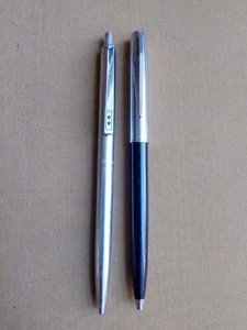 LOT 2 BALLPOINT PENS  - PAPER MATE USA + YAROSLAVL RUSSIA USSR VTG COLLECTIBLE  - Picture 1 of 8