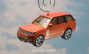 Namib Orange 2018 Range Rover Vogue SE Christmas Ornament 1/64 SUV Sport Land - Picture 1 of 11