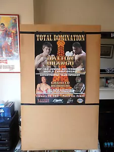 RICKY HATTON vs JUAN URANGO: Auténtico Póster de Boxeo In situ DOBLE FIRMADO 30D - Imagen 1 de 12