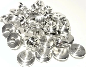 Weld Bung 3/8-16 Thread 6061 Billet Aluminum CNC Machined Fabrication 2 PCS - Picture 1 of 1