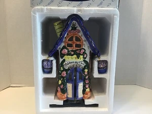 Cottage Cozy's Tealight Holder French Country Ceramic Chateau des Fleurs NIOB - Picture 1 of 12