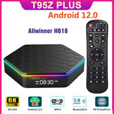 T95PLUS TV Box 5G WIFI6 6K HD 16/32/64GB Android 12.0 Smart Media Player 2023 DE