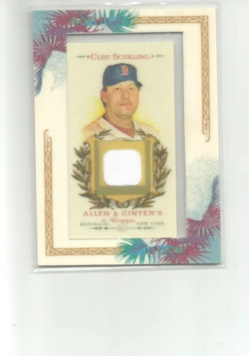 2007 TOPPS ALLEN AND GINTER RELICS #CMS CURT SCHILLING     JERSEY  - Image 1 of 2
