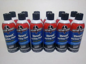 Thrust Starting Fluid 1 CASE 12 Can 11oz Gunk Motor Medic Gas Engines Diesel - Picture 1 of 3
