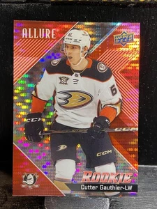 RC Cutter Gauthier #130 2024-25 Upper Deck Allure Red Rainbow Anaheim Ducks - Bild 1 von 2