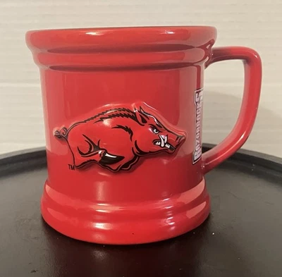 Arkansas Razorbacks Red Mug Ceramic 3D Coffee/Tea - Image 1 of 4