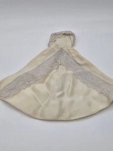 Vintage Barbie Gown Dress Handmade? 1960s? 1970's? Lace Long Strapless Tlc - Picture 1 of 17