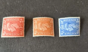 Great Britain Stamps. 1941 Light Colours. Sideways Watermark. Set Unmounted Mint - Picture 1 of 2