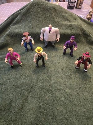 Lote de bonecos de ação vintage Dick Tracy The Gangsters - Imagem 1 de 3