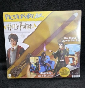 Pictionary Air Harry Potter Drawing Game Wand Pen Party Fantasy Themed by Mattel - Picture 1 of 3