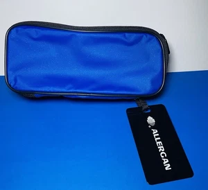 Blue Portable Glasses Case Allergan Zipper Sunglasses Soft Case - Picture 1 of 2