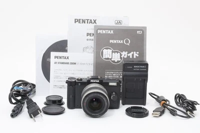 Pentax Q Digitalkamera schwarz mit 02 Objektiv (Auslösungen: 10966) [EXC++] J... - Bild 1 von 4