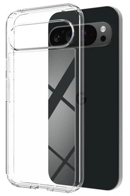 AquaFlex Anti-Shock Clear Case Slim Cover for Google Pixel 9 (and pixel 9 Pro) - Image 1 of 4
