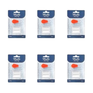 6PK Malli Sewing Invisible Nylon Thread w/ Threader Strong & Flexible 100m Clear - Picture 1 of 3