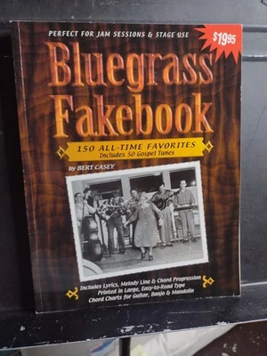 Bluegrass Guitar Mandolin Banjo Fakebook 150 All Time Favs W/ 50 Gospel VG+ - Image 1 of 4