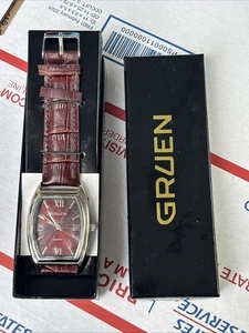 Gruen Precision SR626SW Tonneau/Barrel Men's Watch With Box Never Used - Picture 1 of 4