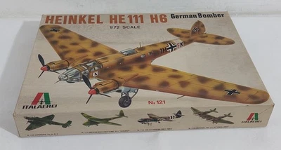 I133326 KIT ITALAEREI 1/72 n. 121 - Aereo Heinkel HE111 H6 German Bomber - Immagine 1 di 4