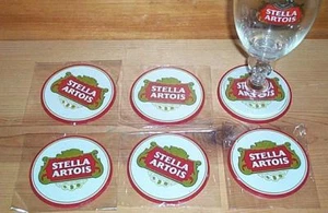 STELLA ARTOIS 6 BARRA DE CERVEZA ESTERA PARA DERRAMES POSAVASOS DE GOMA NUEVO - Imagen 1 de 1