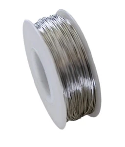 20 AWG Tinned Copper Wire, Pure Round Copper with Tin Coating 1/4 Lb. 80Ft.Spool - Picture 1 of 6