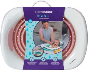 Clevamama ClevaBath Faltbadewanne für Neugeborene geeignet in Rosa - Bild 1 von 7