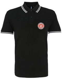 Northern Soul Wigan Casino Premium Embroidered Tipped Polo Shirt - Picture 1 of 10