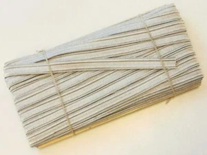 Bündel Litze aus altem Schneiderbestand, vermutlich Nachkriegsproduktion. Silber - Picture 1 of 2