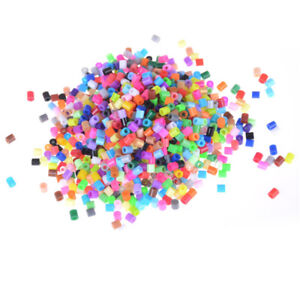 1000x/Bag 5mm Hama Beads Perler Beads Kids Education DIY Toys Mixed Color YT