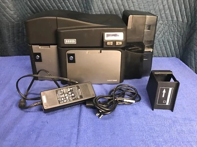 FARGO DTC4250e FD/DH/MG/5121/CS II  DTCii Card Printer w/ Power Supply (No Key) - Image 1 of 4