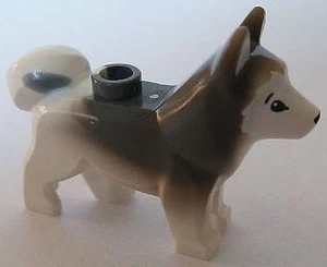 LEGO NEU Minifigur Husky Hund - (Arktisches Tier 60036) - 16606pb001 - Bild 1 von 2