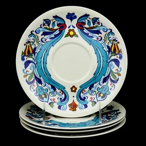 Villeroy & Boch - IZMIR - 4 Saucers for under Cream Soup Bowl - NO BOWLS - Picture 1 of 5