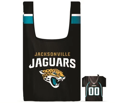 Jacksonville Jaguars Bag in a Pouch Reusable Shopping Bag Cover