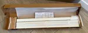 Spring Window Fashions 2" Cordless Fauxwood Blinds 34" x 44" Snow White - Picture 1 of 8