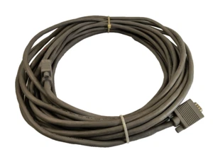 Gray 50 ft Premium HD15 Super VGA Double Shielded Male Monitor Extension Cable - Picture 1 of 3