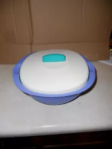 NEU EINZIGARTIG TUPPERWARE LEGACY REIS & SUPPENBESTECK SCHÜSSEL MIT SCHAUFEL 1,8 L BLAUE FARBE - Bild 1 von 6