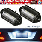 2 X License Number Plate Light Lamps 6 Led 12v For Car, Truck Suv Trailer Lorry